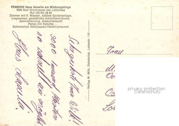 Bad Holzhausen Luebbecke Pension Haus Annelie Limberg – Bild 2