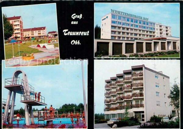 Traunreut Minigolfplatz Freibad Wuerttemberger Hof