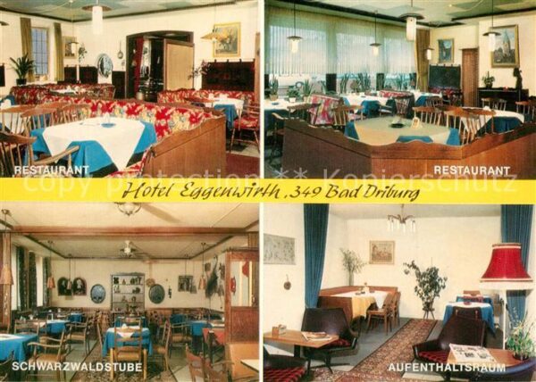 Bad Driburg Hotel Eggenwirth Restaurant Schwarzwaldstube
