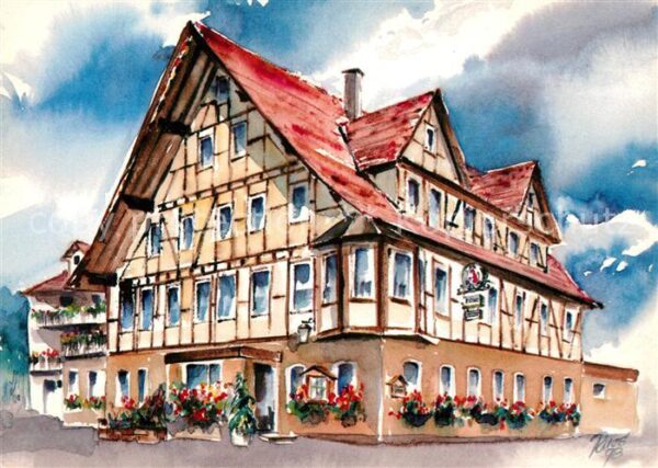 Marschalkenzimmern Hotel Loewen Kuenstlerkarte