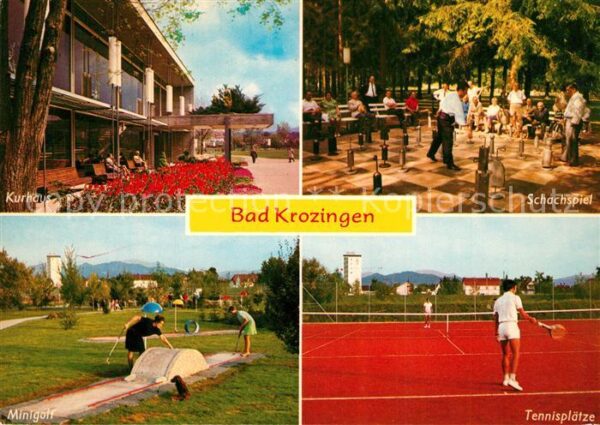 Bad Krozingen Kurhaus Schachspiel Tennisplaetze  Minigolf