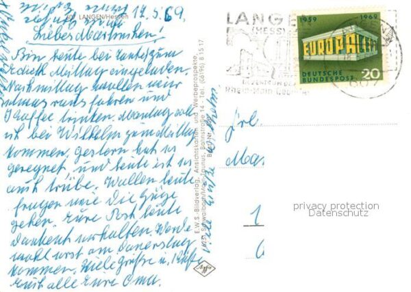 Langen Hessen Stadtkirche Stumpfer Turm Schloss Wolfsgarten Freibad – Bild 2