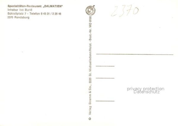 Rendsburg Restaurant Dalmatien Schlossplatz – Bild 2
