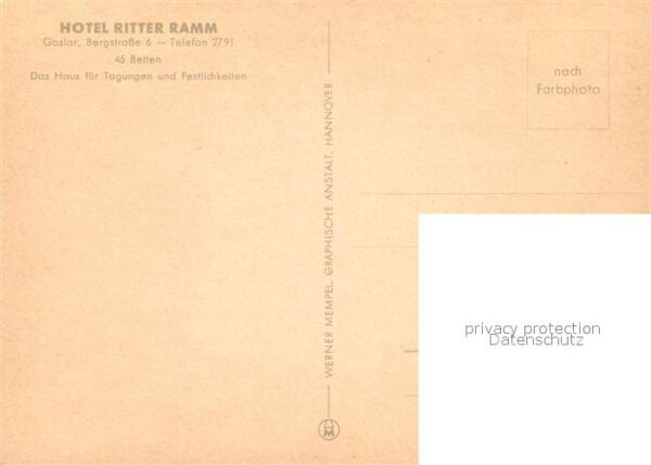 Goslar Hotel Ritter Ramm – Bild 2
