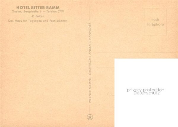Goslar Hotel Ritter Ramm – Bild 2