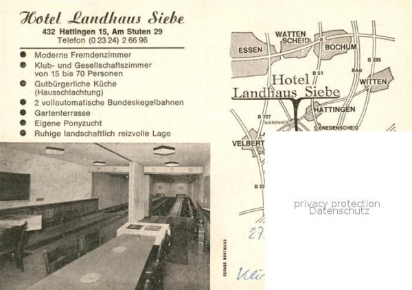 Hattingen Ruhr Hotel Landhaus Siebe – Bild 2