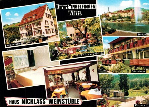 Ingelfingen Weinstueble Haus Nicklass Schloss Hausgarten Gaestehaus Kurpark