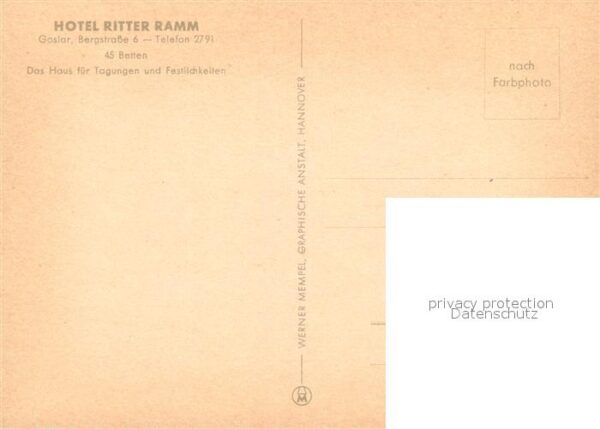 Goslar Hotel Ritter Ramm – Bild 2