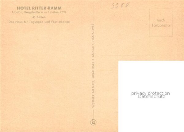 Goslar Hotel Ritter Ramm – Bild 2