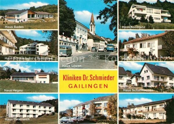 Gailingen Kliniken Schmieder Haus Baden Schwarzwald Schwaben oesterreich