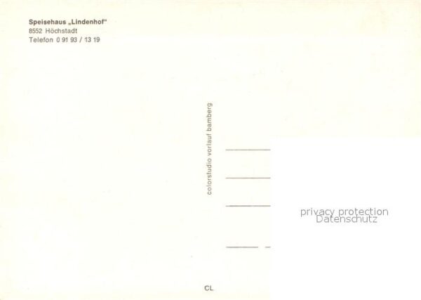 Hoechstadt Aisch Speisehaus Lindenhof – Bild 2