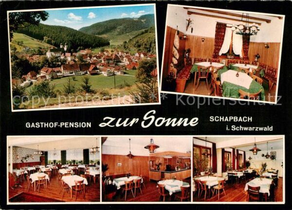 Schapbach Gasthof Pension Zur Sonne