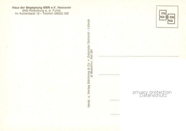 Rotenburg Fulda Haus der Begegnung MBR Hannover – Bild 2
