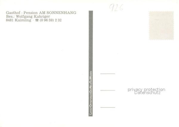 Kaimling Gasthof Pension Am Sonnenhang – Bild 2