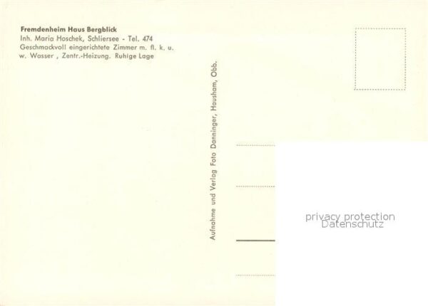 Schliersee Fremdenheim Haus Bergblick – Bild 2