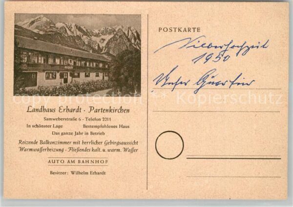 Partenkirchen Landhaus Erhardt
