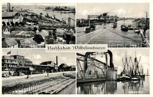 Wilhelmshaven Hafenpartien Nassaubruecke