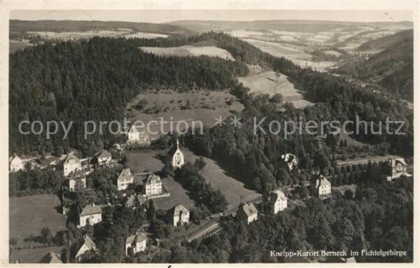 Berneck Fichtelgebirge Fliegeraufnahme