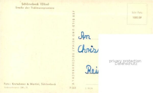 Schoenebeck Elbe Strasse der Thaelmannspioniere – Bild 2