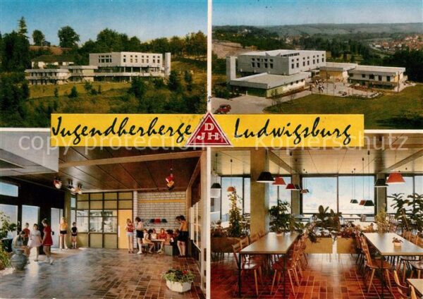Ludwigsburg Wuerttemberg Jugendherberge Aufenthaltsraum Speisesaal