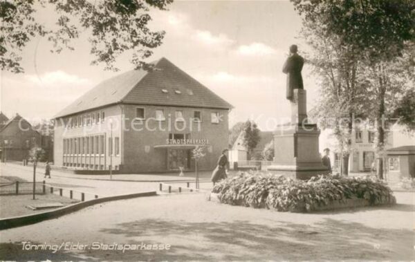 Toenning Nordseebad Stadtsparkasse Denkmal