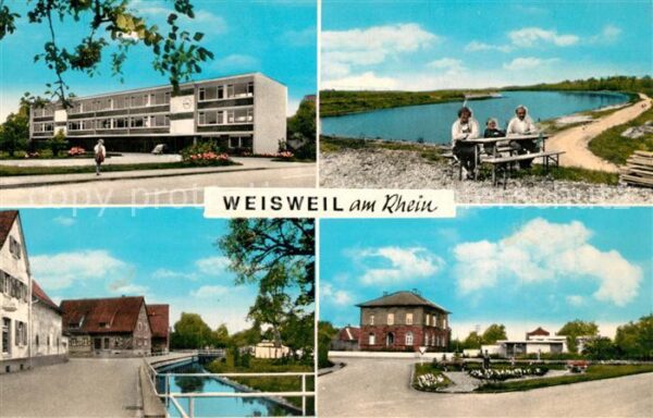 Weisweil Klettgau Stadtpark Rhein Stadtansichten