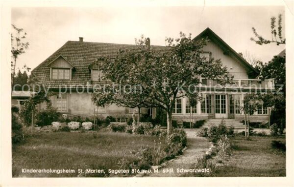 Segeten Kindererholungsheim Sankt Marien