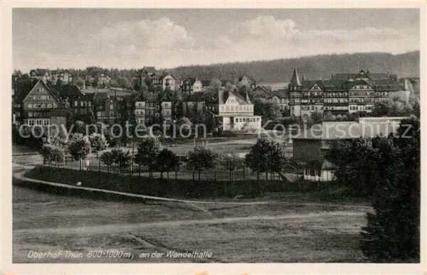 Oberhof Thueringen Panorama Wandelhalle