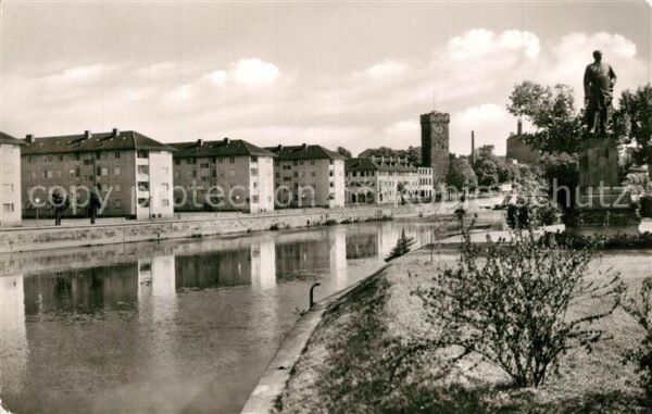 Heilbronn Neckar Neckarpartie Goetzenturm