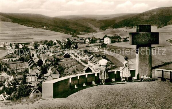 Willingen Sauerland Blick vom Ehrenmal