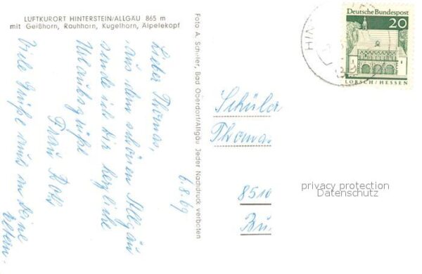 Hinterstein Bad Hindelang Fliegeraufnahme – Bild 2