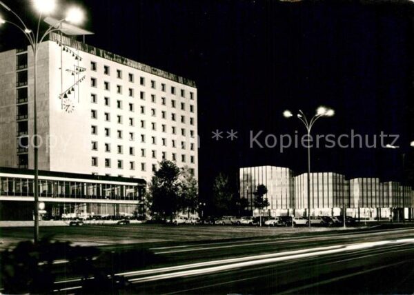 Wolfsburg Rathaus Kulturzentrum Nachtaufnahme