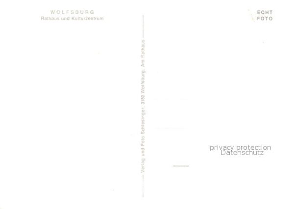 Wolfsburg Rathaus Kulturzentrum Nachtaufnahme – Bild 2