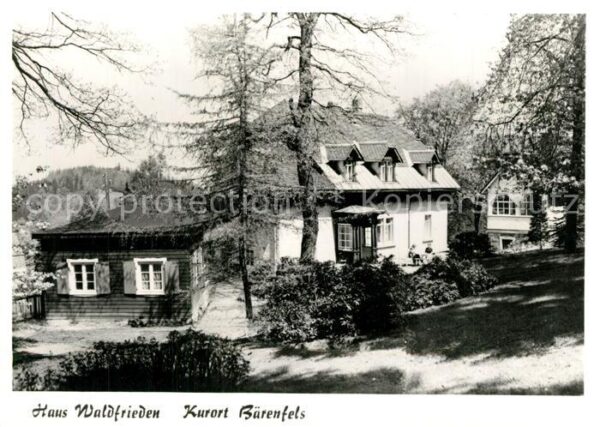 Baerenfels Erzgebirge Pension Haus Waldfrieden