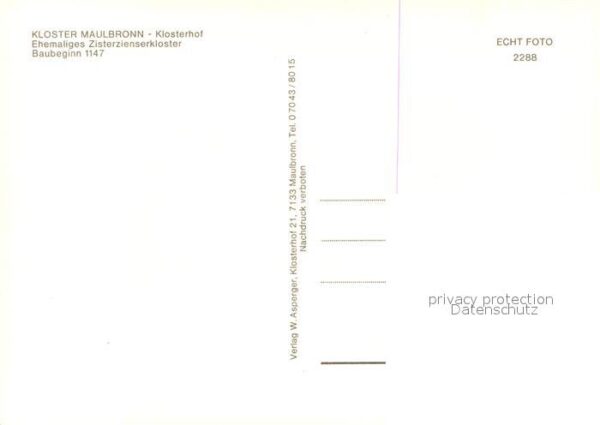 Maulbronn Klosterhof – Bild 2