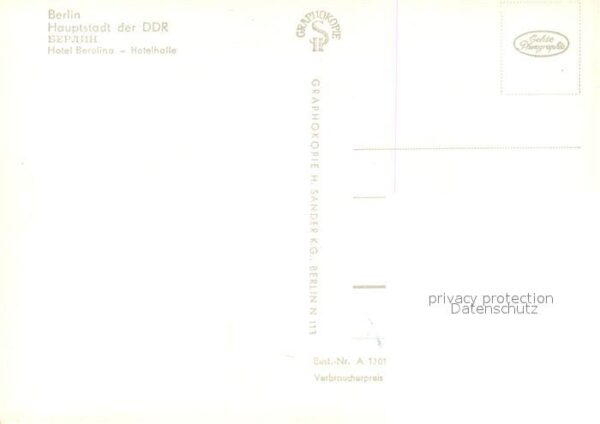 Berlin Hotel Berolina Hotelhalle – Bild 2