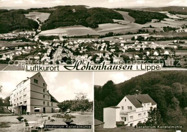 Hohenhausen Lippe Panorama Sanatorium Kalletalmuehle