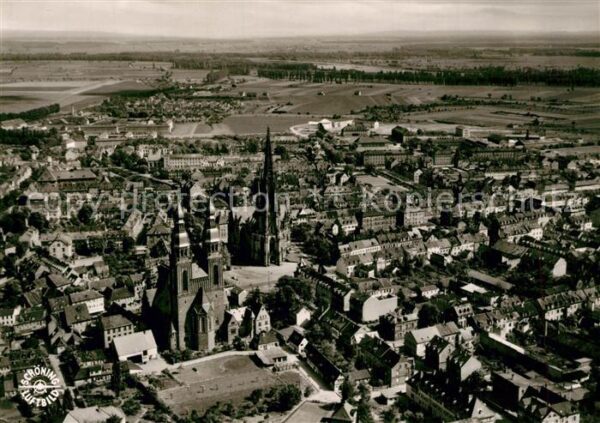 Speyer Rhein Fliegeraufnahme