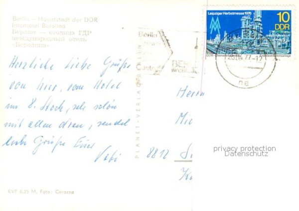 Berlin Interhotel Berolina – Bild 2
