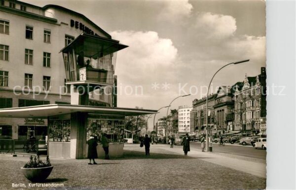 Berlin Kurfuerstendamm Verkehrskanzel