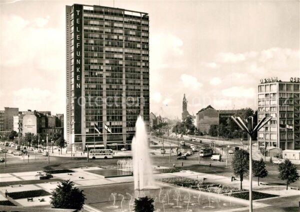 Berlin Ernst Reuter Platz Telefunkenhochhaus