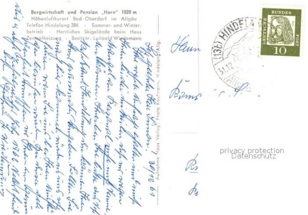 Bad Oberdorf Bergwirtschaft Pension Horn Winter – Bild 2