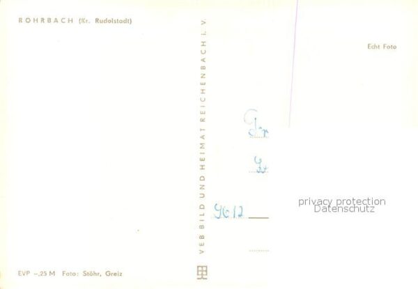 Rohrbach Saalfeld Ortsansicht Fachwerkhaeuser – Bild 2