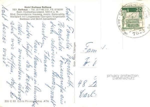 Rothaus Grafenhausen Hotel Kurhaus Rothaus – Bild 2