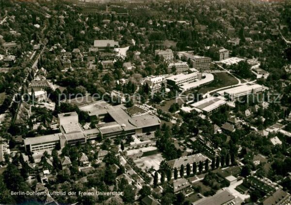 Dahlem Berlin Fliegeraufnahme Freie Universitaet