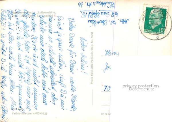Hohenwarte Handwerkerheim Lothramuehle – Bild 2