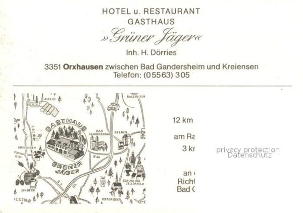 Orxhausen Hotel Restaurant Gruener Jaeger – Bild 2