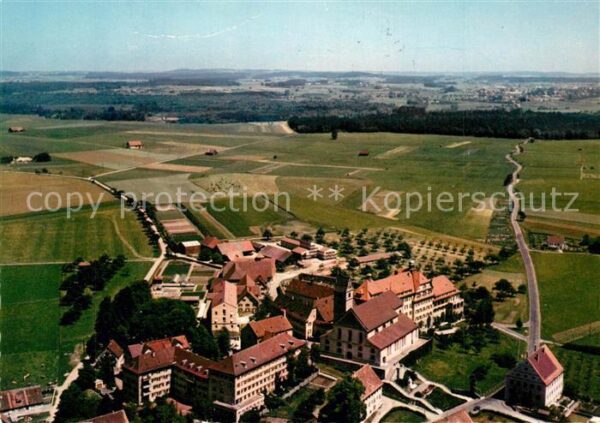 Aulendorf Kloster Reute Fliegeraufnahme