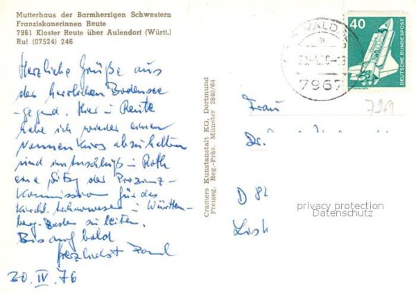 Aulendorf Kloster Reute Fliegeraufnahme – Bild 2
