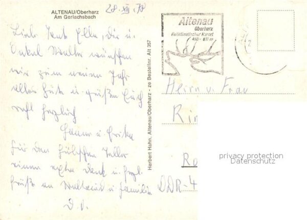 Altenau Harz Am Gerlachsbach – Bild 2